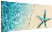 Tablou - Stea de mare pe plajă (120x50 cm)