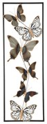 Decorațiune metalică pentru perete Mauro Ferretti Butterflies