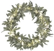 Coroniță de Crăciun cu LED, 25 LED-uri, alimentare 3xAA, Ø 35 cm