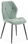 Scaune de dining verde-mentă 4 buc. Luna – Marckeric