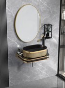 Lavoar Ceramic Premium 044 – 65.5×37×8 cm, Design Modern & Finisaj Lucios