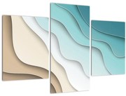 Tablou abstract cu plaja mării (90x60 cm)