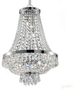 Lustra, Pendul cristal, inaltime reglabila, diam.45cm, Caesar SP9 cromo 041827