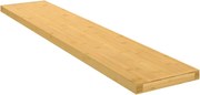 vidaXL Raft de perete, 100x20x4 cm, bambus