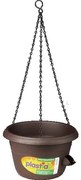 Ghiveci cu autoudare suspendabil 25 cm, maro, diam. 25 cm