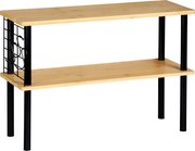 Etajeră de bucătărie din bambus pentru blat, 55 x 20 x 38 cm