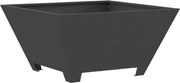 vidaXL Cuptor de foc Negru 60 x 60 x 30 cm Oțel