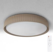 Brilagi - Plafonieră LED dimabilă LUCIA LED/60W/230V Ø 59 cm maro + telecomandă