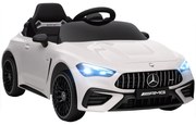 AIYAPLAY Mașină electrică copii Mercedes AMG CLE 53 12V 2 motoare telecomandă parentală 2,4G 99 x 55 x 43 cm alb | Aosom Romania