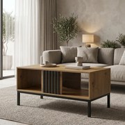 Masuta De Cafea Atelora Stejar-negru 92x50x46 Cm