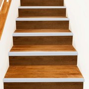 vidaXL Profile pentru marginea treptelor 30 pcs Argintiu