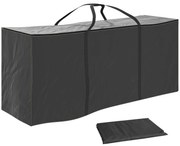 Outsunny Sac Grădină 720L Impermeabil Negru | Aosom Romania