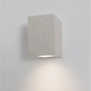 Aplica perete moderna de exterior cu iluminat ambiental IP65 FUENTO I alba