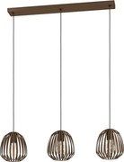 Eglo 901098 - Pendul pe cablu ESPINAL, 3xE27/40W/230V, bronz