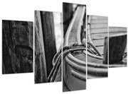 Tablou - O barcă legată (150x105 cm)