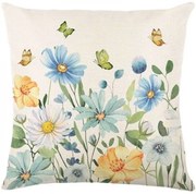 Husa de perna din in FLOSPRING 45x45 cm, crem