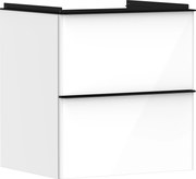 Hansgrohe Xelu Q dulap 58x49.5x60.5 cm sub chiuveta pe perete alb-negru 54023670