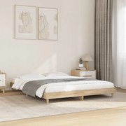 vidaXL Cadru pat fără saltea stejar sonoma 140x200 cm lemn prelucrat