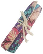 Set 12 Creioane (24 Culori) în Penar Roll-Up din Pânză