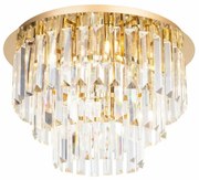 Lustra aplicata / Plafoniera design elegant 42cm Monaco, auriu C0205 MX