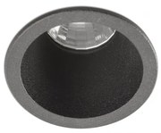 Spot LED dimabil / incastrabil tavan / plafon FOX negru 5W