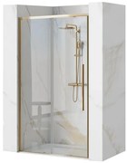 Ușă pentru dus Solar sticla securizata gold – 120×195 cm