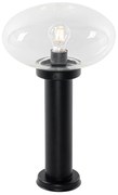 Lampă de exterior modernă de tip stâlp neagră 50 cm - Elly