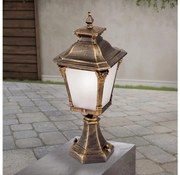Orion - Lampă de exterior AIKO, 1xE27/60W/230V, 59 cm, IP23, bronz/patină