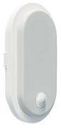 Aplica de exterior LED cu senzor OVAL LED/10W/230V IP65 alb