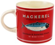 Cană roșie-crem din ceramică 350 ml Fish – Rex London