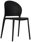 Scaun din plastic ANTOS, neagra