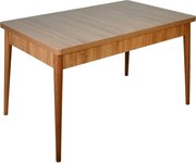 Masa bucatarie Brigitte, culoare nuc, 120 cm