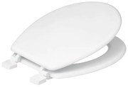 Capac toaleta BAT, duroplast, alb, universal, 36 x 48 x H 5 cm