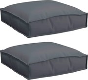 vidaXL Pernă 2 pcs Antracit 40 x 40 x 8 cm Material Oxford