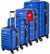 Deuba Set de voiaj 4 piese - albastru