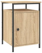 vidaXL Noptieră, stejar sonoma, 40x42x60 cm, lemn prelucrat