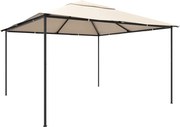 vidaXL Copertină pavilion foișor cort, 4x4 m, oțel, bej