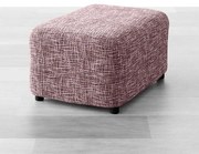 Huse cu două elastice GRAFITI NOU castaniu taburet (40 x 40 x 40 cm)