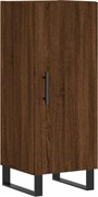 vidaXL Servantă, stejar maro, 34,5x34x90 cm, lemn compozit