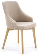 Scaun Toledo 2 velvet bej/stejar miere Solo 252