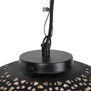 Lampă suspendată orientală neagră cu auriu 45 cm - Radiante