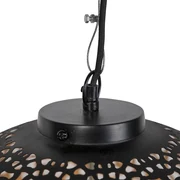 Lampă suspendată orientală neagră cu auriu 45 cm - Radiante