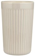 Cana ceramica bej cu striatii CAFE MYNTE LATTE