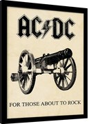 Poster înrămat AC/DC - for those about to rock