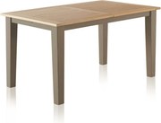 Masă lemn masiv gri Dining Ives Personalizabilă, 138 × 46 × 84 cm