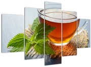 Tablou cu ceașca cu ceai (150x105 cm)