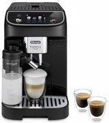 Espressor automat DeLonghi Magnifica PLUS ECAM 320.60.B, 1450W, 15 bar, 1.8l, 15 programe, 13 trepte de macinare, Ecran tactil TFT, LatteCrema Hot, Boabe de cafea, Negru