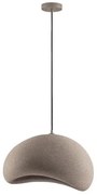 Lustra suspendata design modern, Stone Brown, AERE, L 50cm