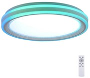 Plafonieră LED RGB dimabilă EDGING LED/39W/230V Leuchten Direkt 15154-16