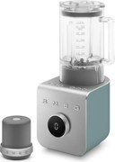 Blender Smeg Collezione BLC02EGMEU, 1400 W, 1,5 l, 22 000 rpm, 5 programe, 9 viteze, Măcinare gheață, Oțel inoxidabil, Verde smarald/Inox